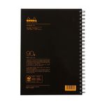 Rhodia Business A4 Book Wirebound Hardback 160 Pages Black (Pack of 3) 119232C