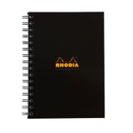 Rhodia Black A5 Wirebound Business Book (Pack of 3) 119233C