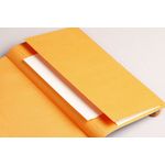 Clairefontaine Rhodiarama Notebook 80 Lined Pages A5 Silver Cover 117401C