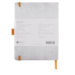 Clairefontaine Rhodiarama Italian Leatherette Meeting Book A5+ Silver 117781C