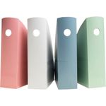 Exacompta Autentik Magazine Files A4+ Assorted (Pack of 4) 182303SETD