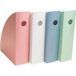 Exacompta Autentik Magazine Files A4+ Assorted (Pack of 4) 182303SETD