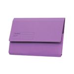 Guildhall Document Wallets Foolscap Violet (Pack of 50) GDW1-VLT