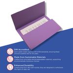 Guildhall Document Wallets Foolscap Violet (Pack of 50) GDW1-VLT