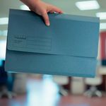 Guildhall Document Wallets Foolscap Violet (Pack of 50) GDW1-VLT
