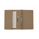 Exacompta Guildhall Transfer Spiral Pocket File 315gsm Foolscap Buff (Pack of 25) 349-BUF