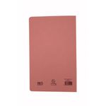 Exacompta Guildhall Transfer Spiral Pocket File 315gsm Foolscap Pink (Pack of 25) 349-PNK