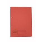 Exacompta Guildhall Transfer Spiral Pocket File 315gsm Foolscap Red (Pack of 25) 349-RED