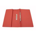 Exacompta Guildhall Heavyweight Transfer Spiral Pocket File Foolscap Red (Pack of 25) 211/6005