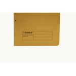 Exacompta Guildhall Heavyweight Transfer Spiral File 420gsm Foolscap Yellow (Pack of 25) 211/7003