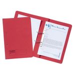 Exacompta Guildhall Heavyweight Transfer Spiral File 420gsm Foolscap Red (Pack of 25) 211/7005