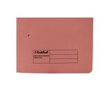 Exacompta Guildhall Heavyweight Transfer Spiral File 420gsm Foolscap Pink (Pack of 25) 211/7006