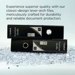 Exacompta Guildhall 80mm Lever Arch File A4 Black (Pack of 10) 222/2000Z