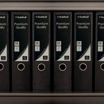 Exacompta Guildhall 80mm Lever Arch File A4 Black (Pack of 10) 222/2000Z