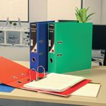 Exacompta Guildhall 80mm Lever Arch File A4 Black (Pack of 10) 222/2000Z