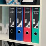 Exacompta Guildhall 80mm Lever Arch File A4 Blue (Pack of 10) 222/2001Z