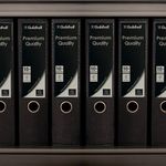 Exacompta Guildhall 80mm Lever Arch File A4 Blue (Pack of 10) 222/2001Z