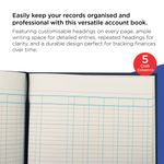 Exacompta Guildhall Account Book 80 Pages 5 Cash Columns 31/5 1017