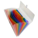 Exacompta 13 Pocket Expanding File Assorted 55298E