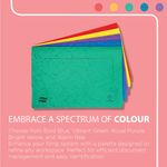 Exacompta Europa Pocket Wallet Foolscap Assorted A (Pack of 25) 4790