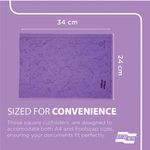 Europa Square Cut Folder 300 micron Foolscap Assorted (Pack of 50) 4820