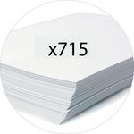 Exacompta Eterneco Lever Arch File 80mm A4 Assorted (Pack of 6) 53947E