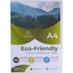 Exacompta Forever Recycled Polypropylene Cut Flush Folders A4 120 Micron PK100 - 58320E