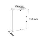 Exacompta Autentik Filing Box 40mm Spine A4 Assorted 59339E