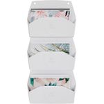 Exacompta Horizontal Printed Media Wall Sorter White 61113D