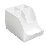 Exacompta Autentik Multi Compartment Pen Box White 69513D