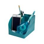 Exacompta Skandi Recycled Plastic PenWave Pen Pot Pacific Blue 69534D