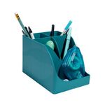 Exacompta Skandi Recycled Plastic PenWave Pen Pot Pacific Blue 69534D