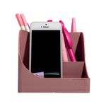 Exacompta Skandi Recycled Plastic PenWave Pen Pot Old Rose 69538D