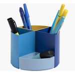 Exacompta Bee Blue The Quarter Desk Tidy Recycled Assorted 68202D EA