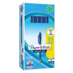 PaperMate Flexgrip Ultra Retractable Ballpoint Pen Medium Blue (Pack of 12) S0190433