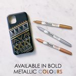 Sharpie Permanent Marker Fine Metallic Assorted (Pack of 3) 1849114