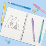 Paper Mate FlexGrip Ultra Pastel Ballpoint Pens Medium 1.0mm Tip Black Ink (Pack 5) 2152934