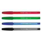 PaperMate Inkjoy 100 Capped Ballpoint Pens Medium Assorted (Pack of 4) 1956718