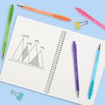 PaperMate FlexGrip Ultra Ballpoint Pen Medium 1.0mm Bright Barrel Black (Pack of 5) 2171853