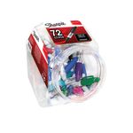 Sharpie Mini Permanent Markers with Key Ring Pocket-Sized Fine Point Assorted (Pack of 72) S0811300