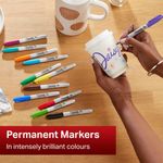 Sharpie Permanent Marker Fine Assorted Pack of 4 1985858