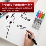 Sharpie Permanent Marker Fine Assorted Pack of 4 1985858