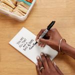 Sharpie Permanent Marker Fine Black (Pack of 5) 1986051