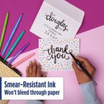 Paper Mate Flair Dual Felt Tip Brush + Medium Tip Assorted (Pack of 8) 2199386