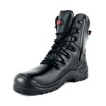 Tuffking Havoc Heavy Duty Safety Boot YKK Zip Black 15