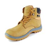 Tuffking Fury Safety Hiker Boot Steel Toe Cap Tan 13