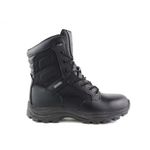 Tuffking Bishop Tactical Non-Safety Leather Boot 8 Inch Zip Size 14 Black 9125-14-BLK