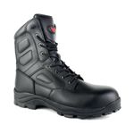 Tuffking Knox Metal Free Safety Boot 8 Inch Zip Black 04