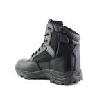 Tuffking Raid Tactical Non-Safety Leather Boot 6 Inch Side Zip Size 6 Black 9126-06-BLK