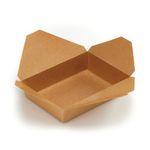 Go-Pak Deli Box 2 Fold Top Large Kraft (Pack of 280) D40703